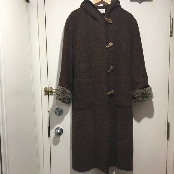 VINTAGE JONES NEW YORK WOOL BLEND COATS SIZE 6/6P - Picture 1 of 12